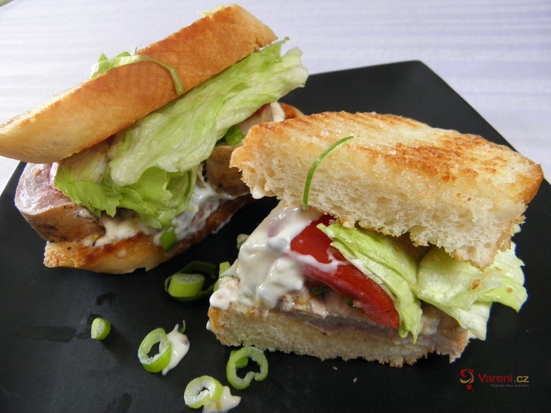Sendvič s vepřovou panenkou - fotografie 2