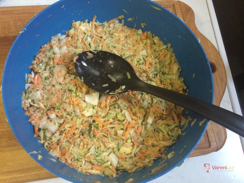 Smažené cuketové placičky - fotografie 3