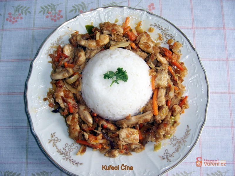 Kuřecí čína se zeleninou