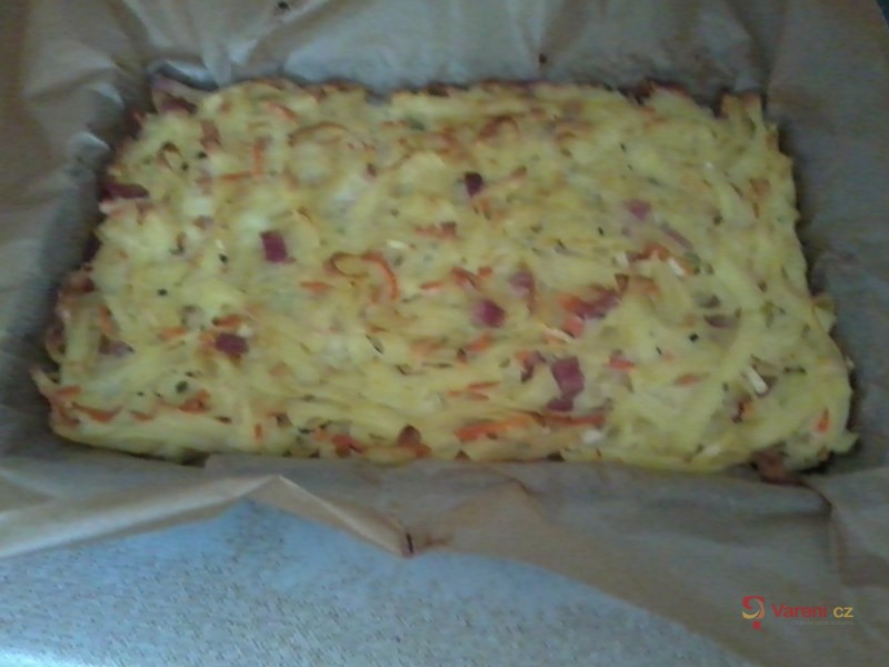 Těstoviny zapečené se šunkou - fotografie 3