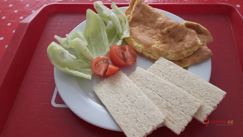 Omeleta z uzeného sýra - fotografie 2