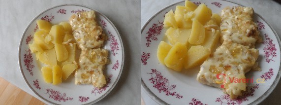 Rybí filet pod sýrovo-cibulovou krustou - fotografie 2