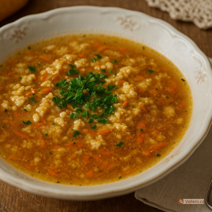 Polévka z vaječné jíšky podle babičky