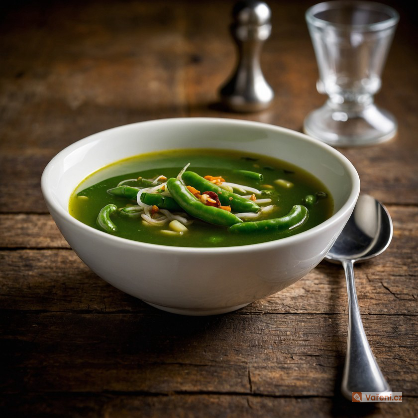 Polévka ze zelených lusků