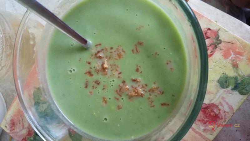 Hrášková polévka z mraženého hrášku - fotografie 2