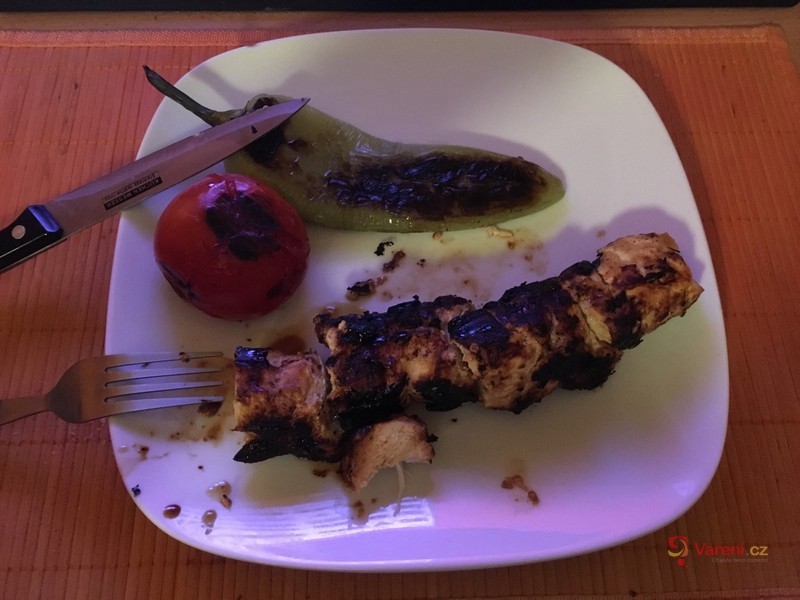 Turecký kuřecí kebab - fotografie 2