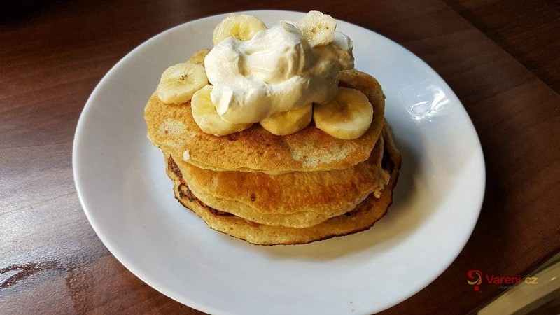 Vafle z ovesných vloček s banánem - fotografie 2
