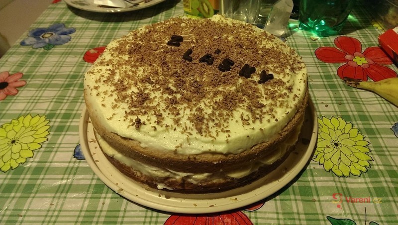 Ořechovo-banánový dort - fotografie 2