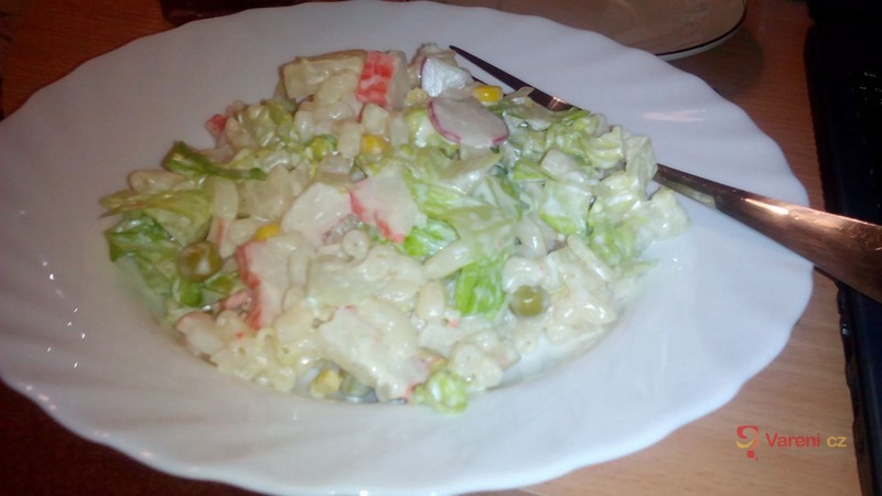 Těstovinový salát ze základní školy - fotografie 4