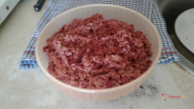 Rizoto z červené řepy - fotografie 3