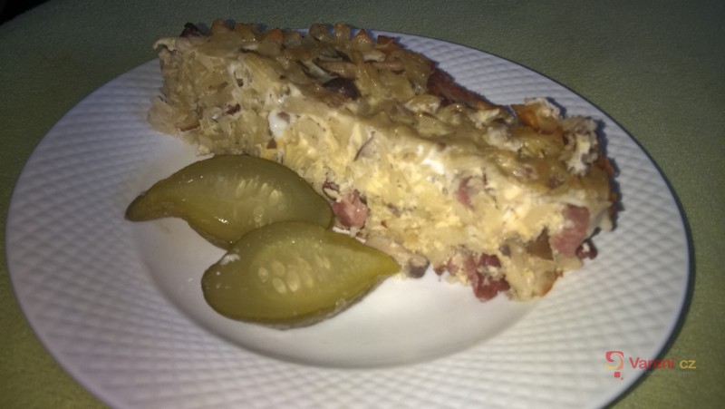 Šunkofleky s masem a houbami - fotografie 2