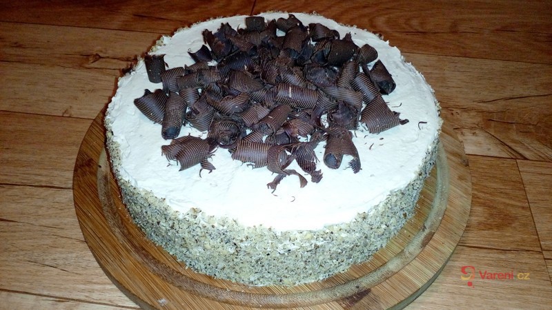 Ořechový dort s kávovým krémem - fotografie 2