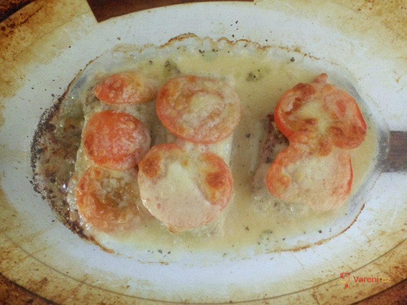 Filé zapečené s rajčaty a mozzarellou - fotografie 3