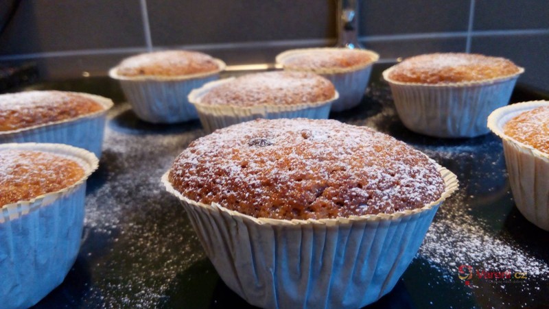 Brusinkové muffiny - fotografie 2