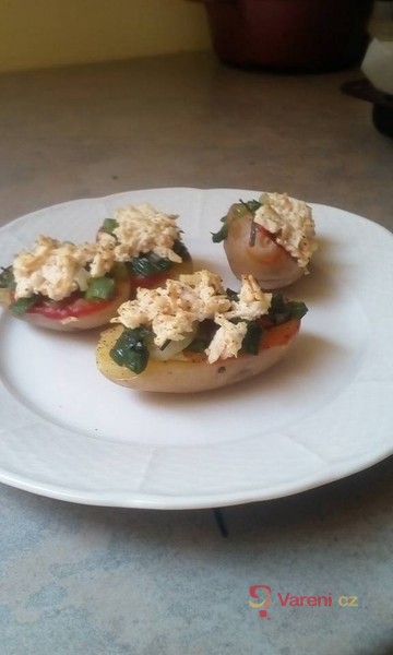 Bramborové jednohubky s tofu - fotografie 2