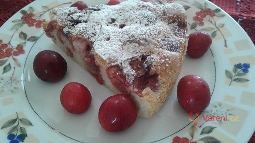 Jogurtový moučník s třešněmi - fotografie 3