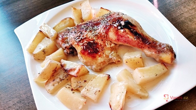 Kuřecí stehna marinovaná v citronovém jogurtu - fotografie 3