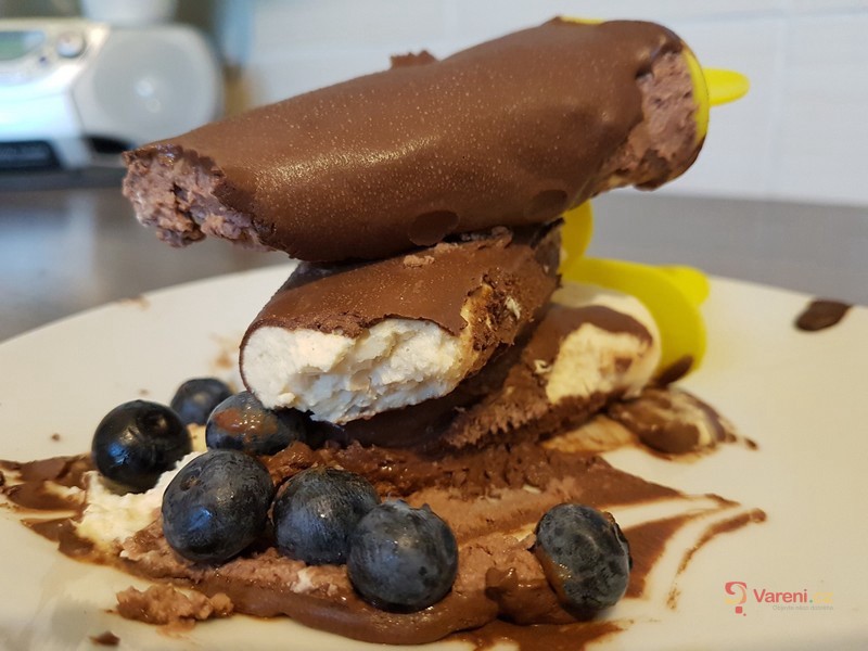 Arašídovo-čokoládový nanuk bez cukru - fotografie 2