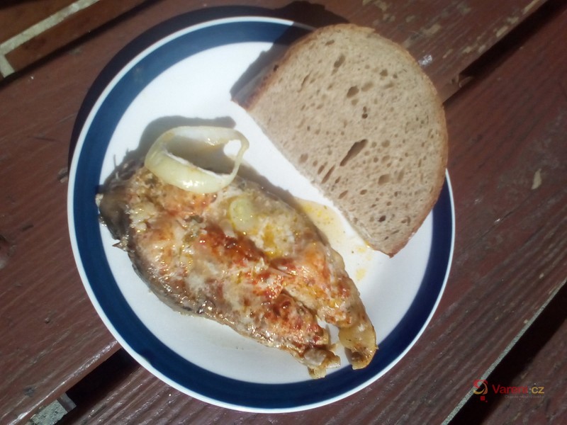 Kapr pečený v troubě na másle - fotografie 2