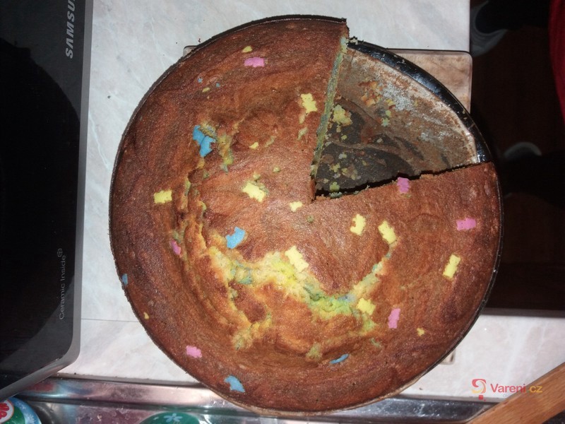 Zebra koláč - fotografie 3