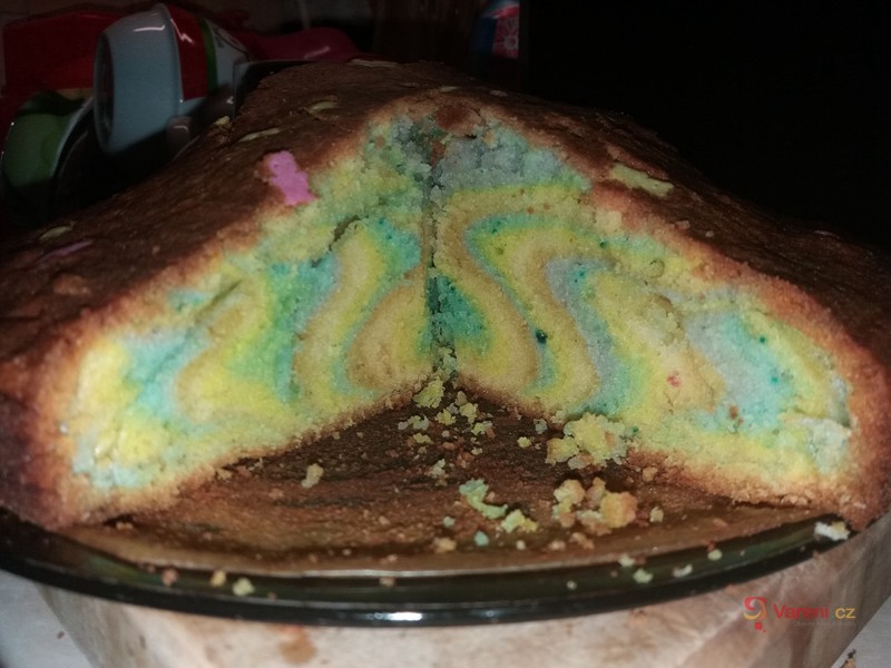 Zebra koláč - fotografie 2