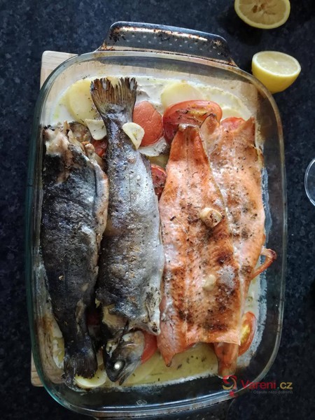 Zapékaný pstruh - fotografie 2