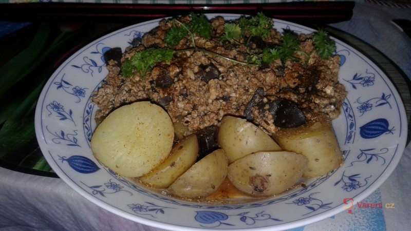 Houbová smaženice na sádle - fotografie 2