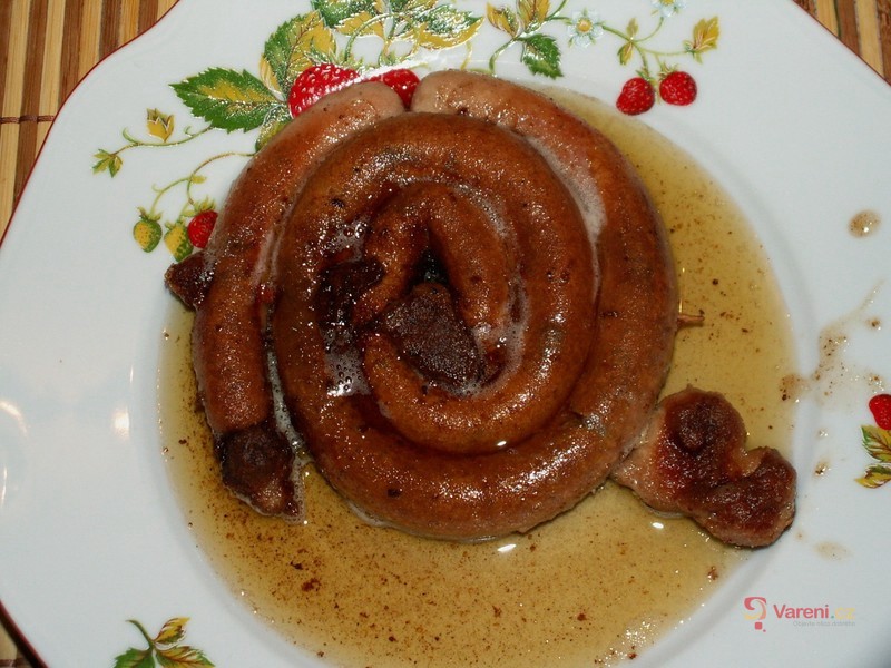 Smažená vinná klobása - fotografie 3