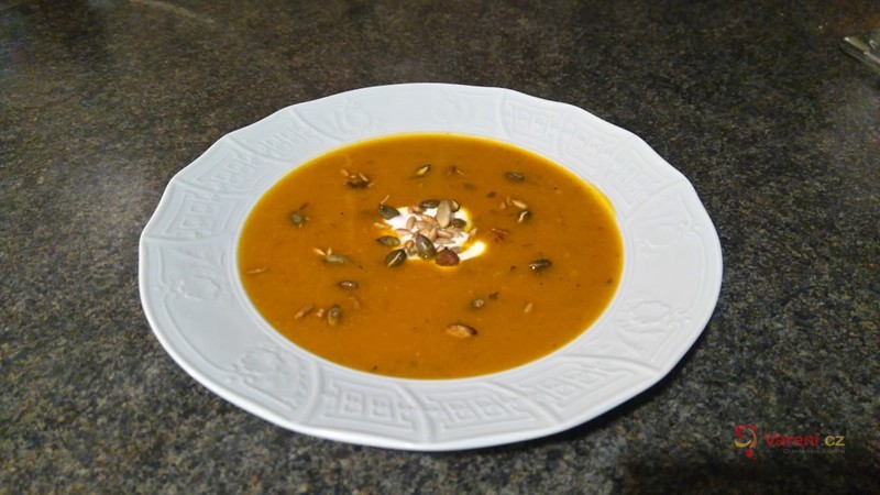 Pečená dýňová polévka - fotografie 2