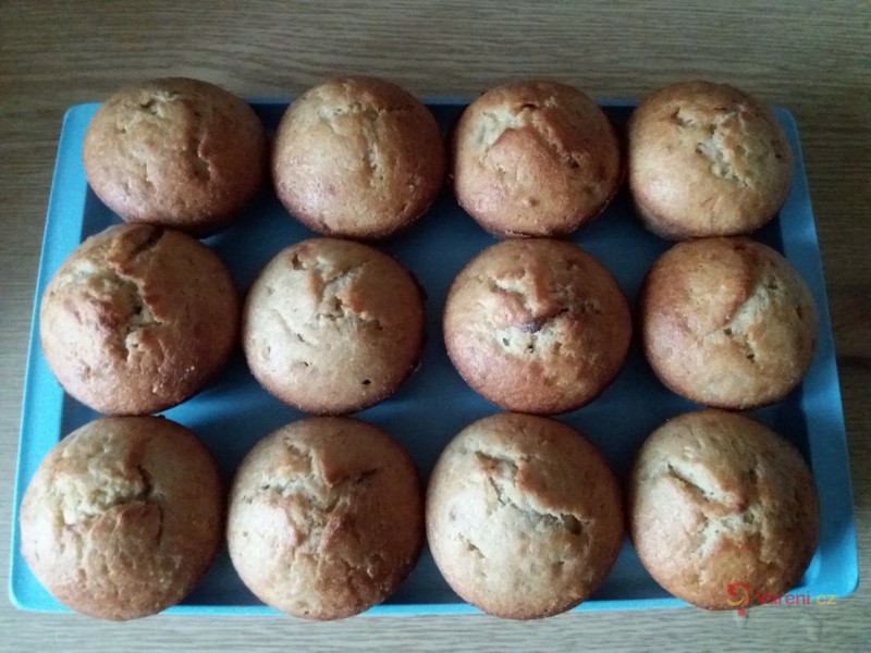 Banánové muffiny - fotografie 3