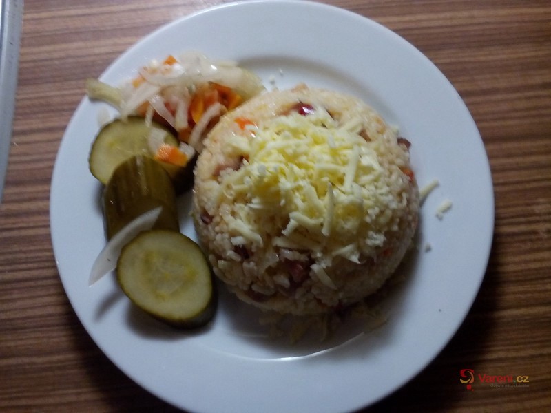 Kuře se zeleninou a sýrem - fotografie 3