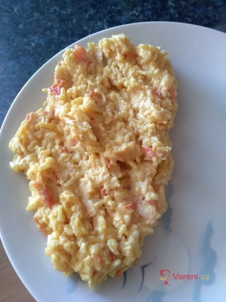 Rizoto se smetanou a kari - fotografie 3