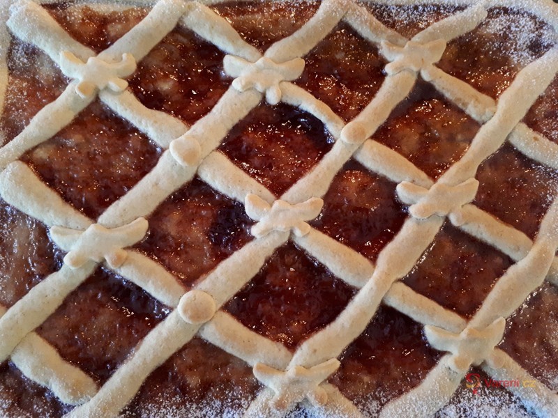 Linecký mřížkový koláč - fotografie 4