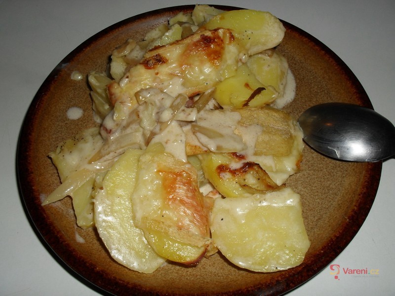 Zapečené brambory se slaninou a romadurem - fotografie 2