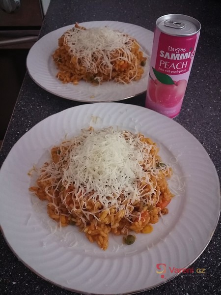 Rychlé zeleninové rizoto s kuřecím masem - fotografie 3