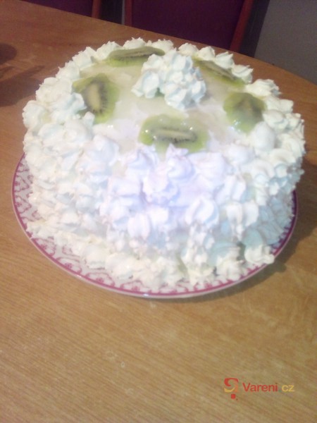 Narozeninový smetanový dort - fotografie 2
