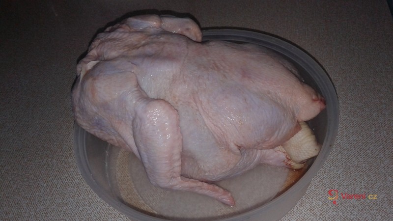 Pečené kuře s nádivkou - fotografie 4