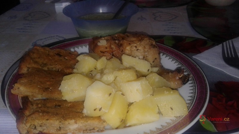 Pečené kuře s nádivkou - fotografie 3