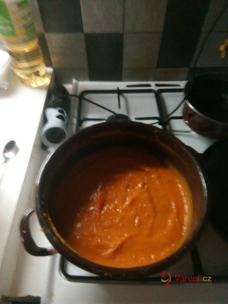 Dýňová polévka se smetanou a slaninou - fotografie 2