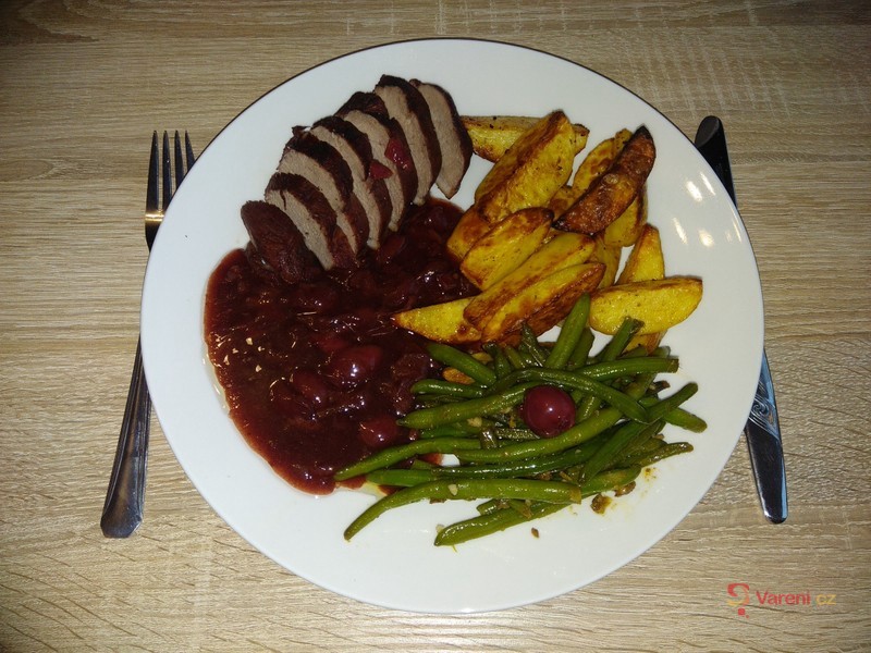 Kachní prsíčka na višních - fotografie 2