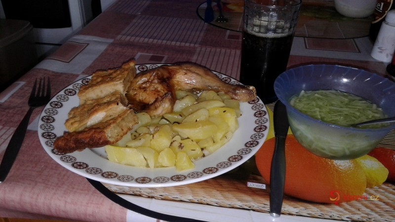 Pečené kuře s chutnou nádivkou - fotografie 2