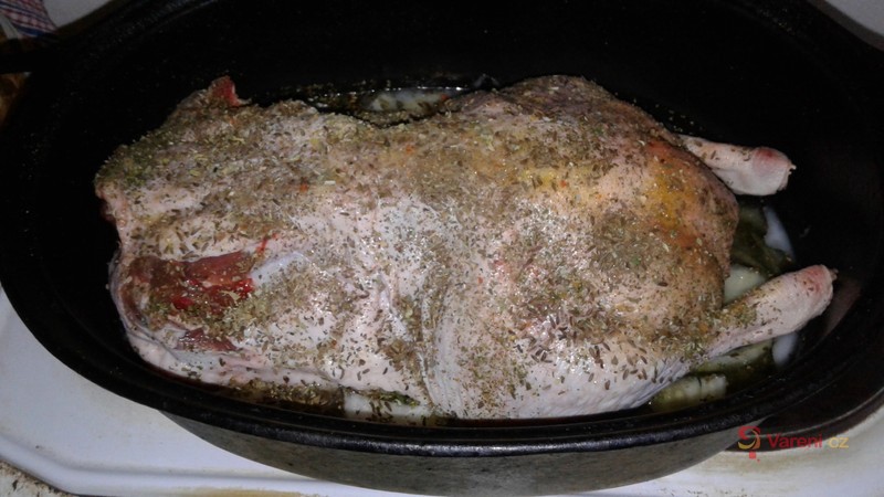 Pomalu pečená kachna téměř bez práce - fotografie 3