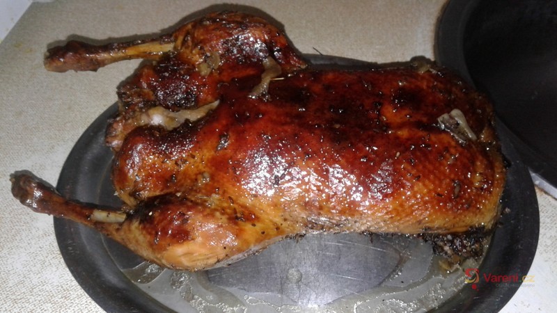 Pomalu pečená kachna téměř bez práce - fotografie 4