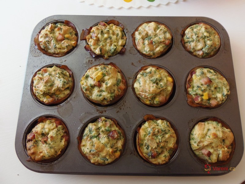 Velikonoční nádivkové muffiny - fotografie 2