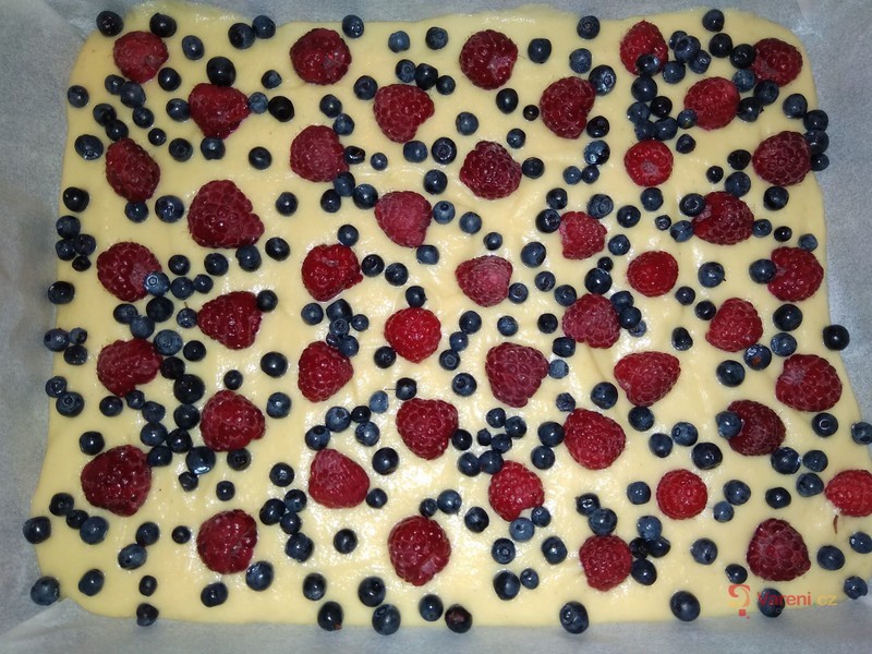 Piškotová buchta s ovocem - fotografie 3