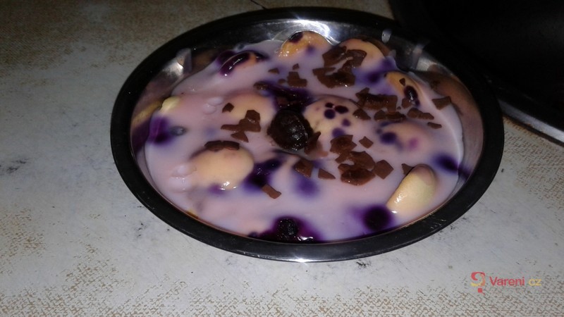 Piškotový pudink s jablky - fotografie 2