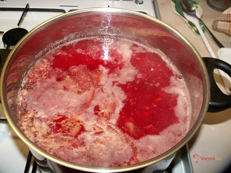 Fazolový boršč - fotografie 4