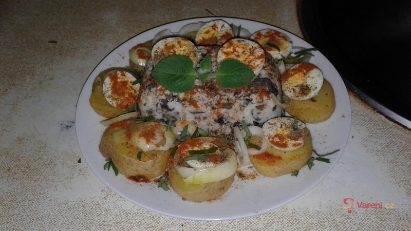 Houbová smaženice na másle - fotografie 2