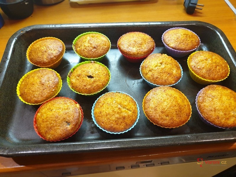 Banánové muffiny - fotografie 2