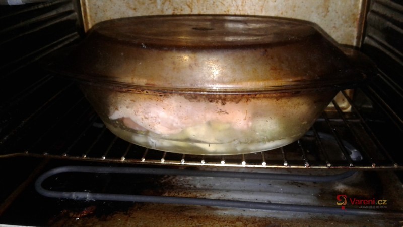 Kuře pečené na cibuli - fotografie 2